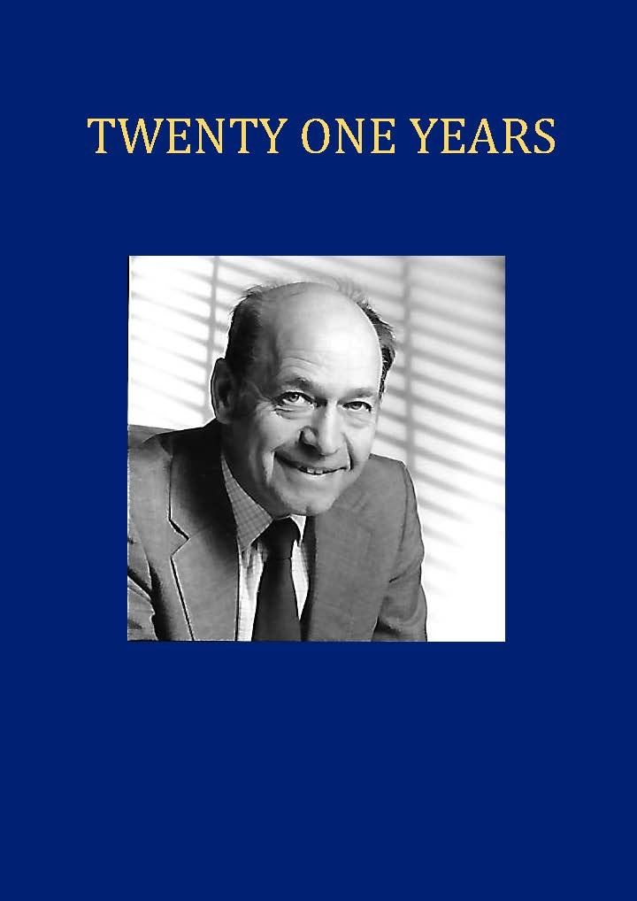 Cover of the memory book 21 Years